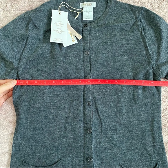 Bartolini Extrafine Merino wool cardigan - Picture 7 of 9